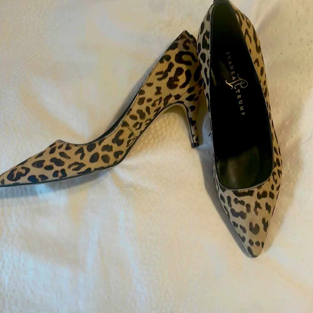 Leopard Calf Hair Pumps 9 1/2M